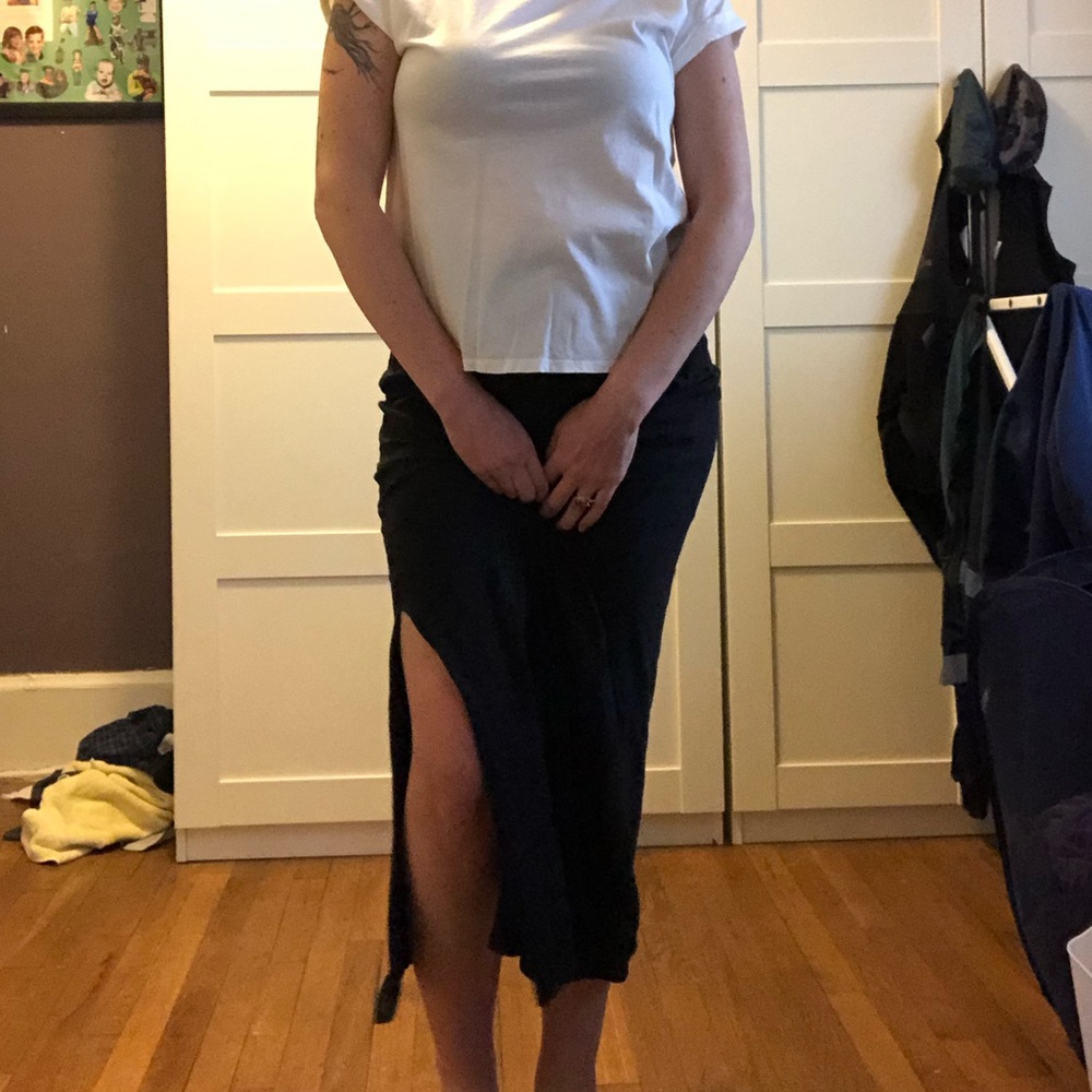 Known Supply Black maxi skirt